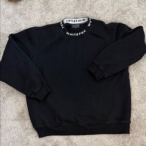 White Fox Boutique Black Crew Neck Sweater